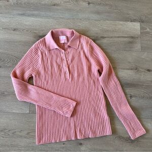 CRUSH 100% Cashmere Sweater Pink  Sz M